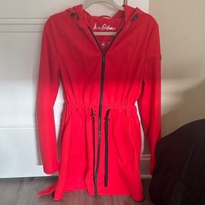 Sam Edelman Vibrant Red Hooded Coat